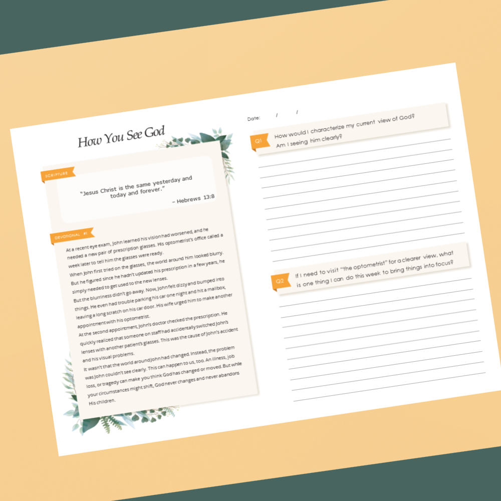 52 Weekly Faith Devotionals - Printable