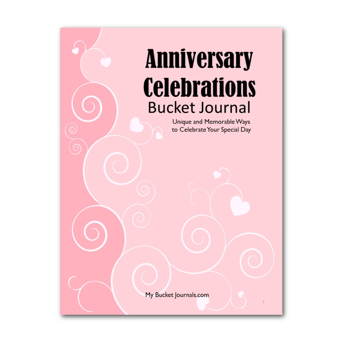 Anniversary Celebrations Bucket Journal (Printable)