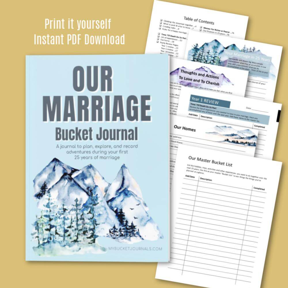 Marriage Notebook Happily Married Couples Journal