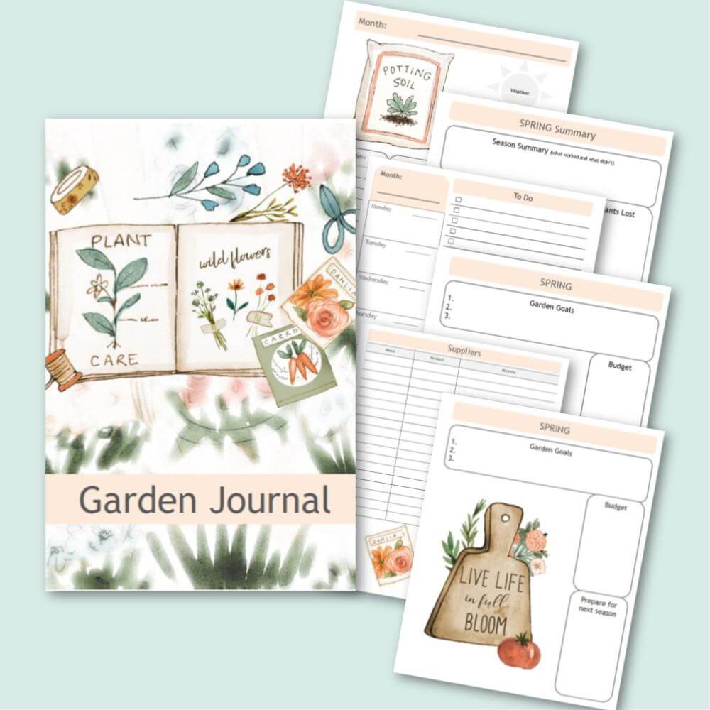 Garden Journal - Printable – My Bucket Journals