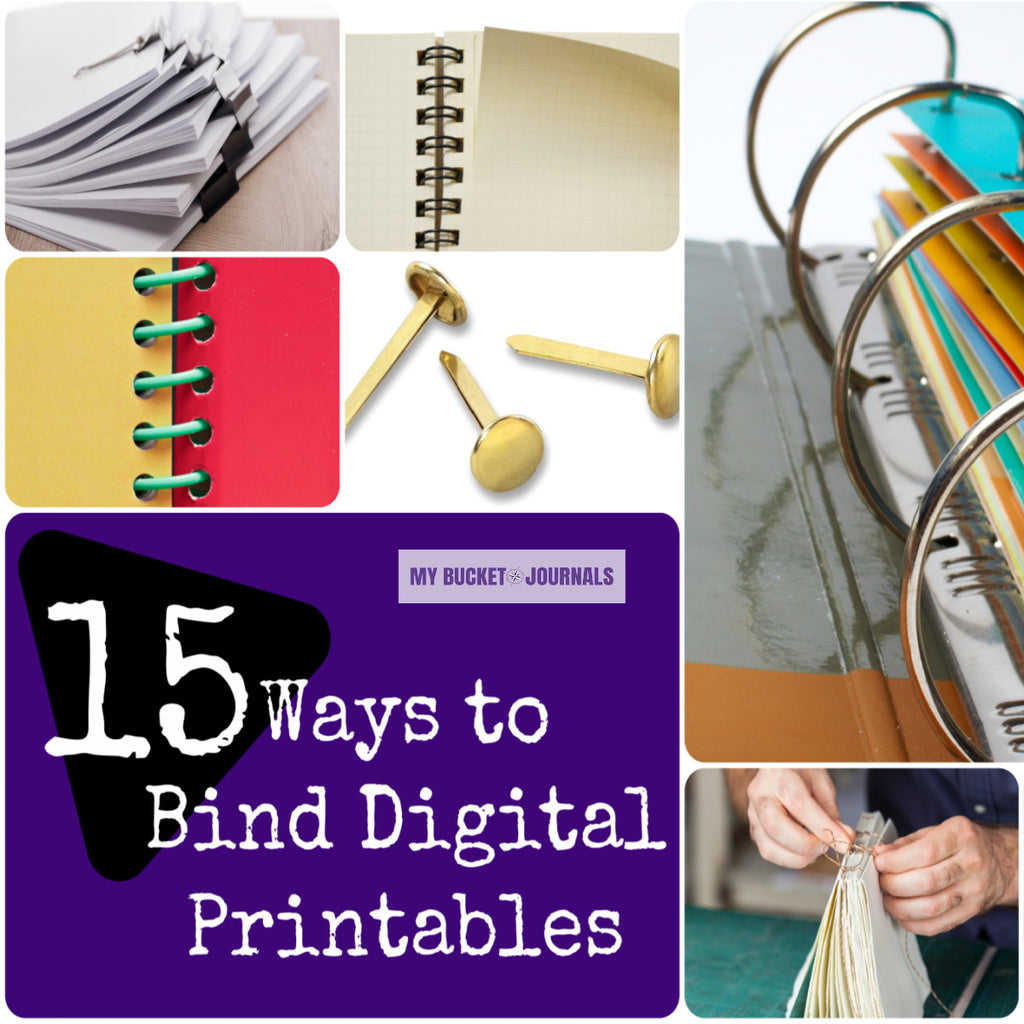15 Ways to Bind Digital Printables