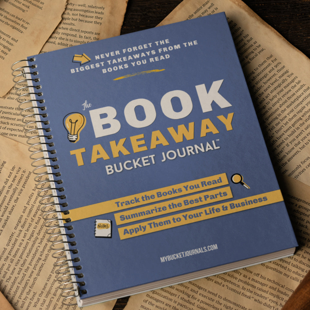 Book Takeaway Bucket Journal - Spiral