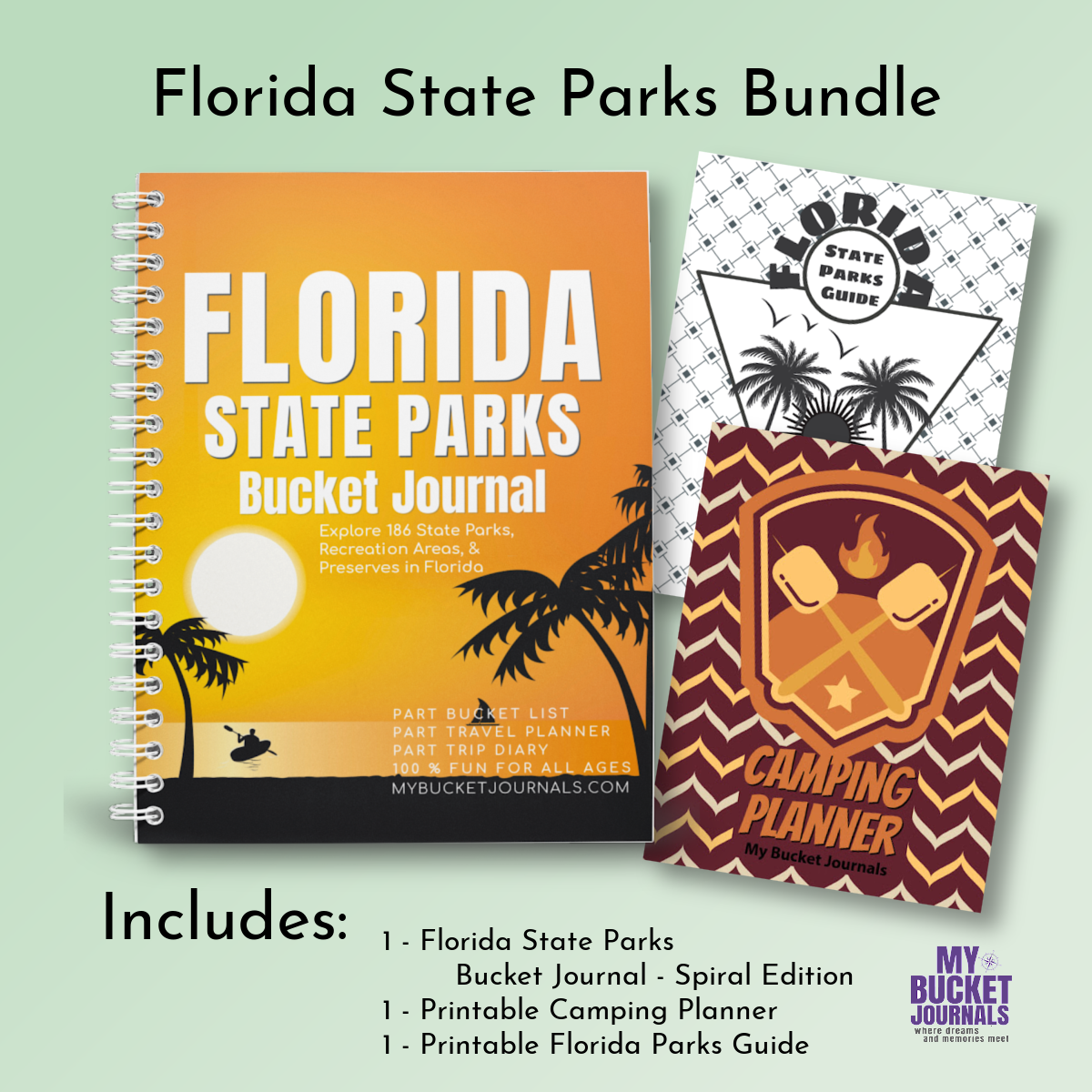 Florida State Parks Bucket Journal - Spiral