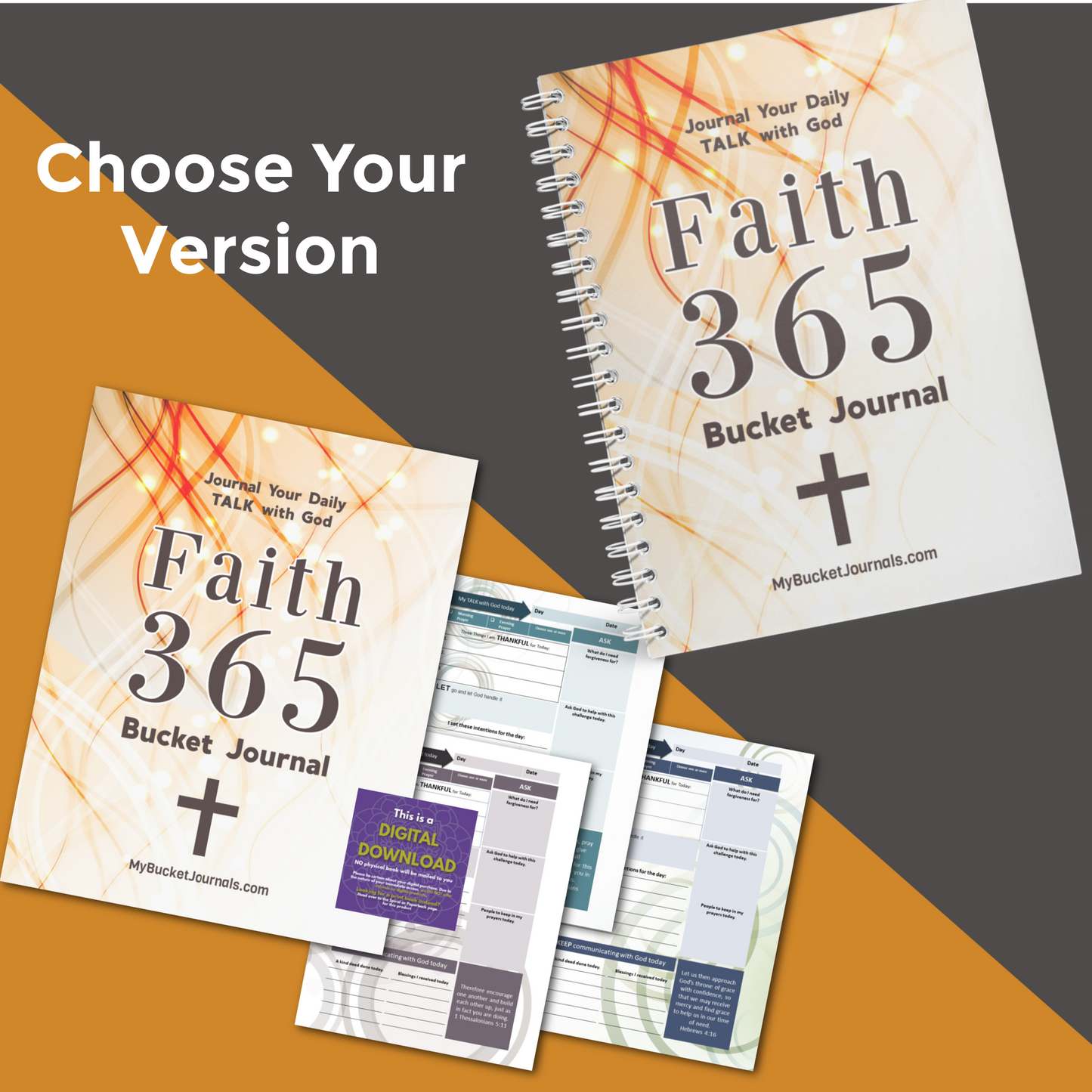 Faith 365 Bucket Journal - Choose Your Version