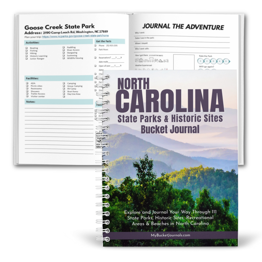 North Carolina State Parks Bucket Journal - Spiral