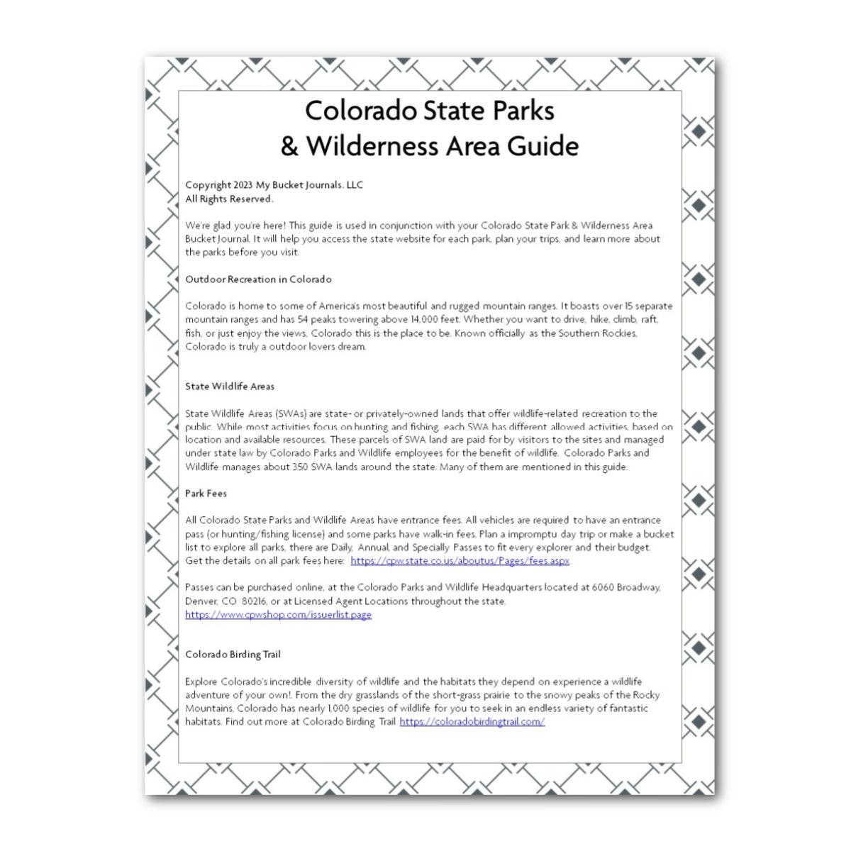 Colorado Park Travel Guide