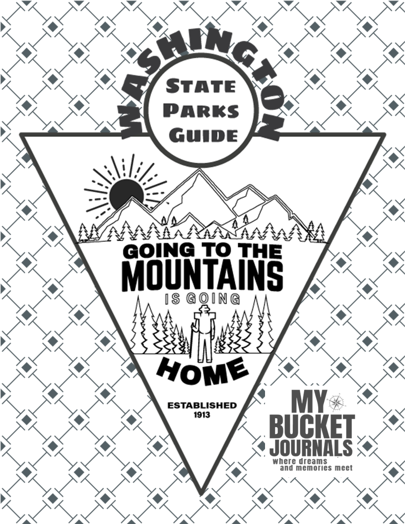 Washington State Parks Bucket Journal - Printable