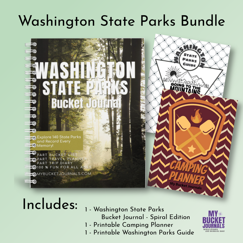 Washington State Parks Bucket Journal Bundle