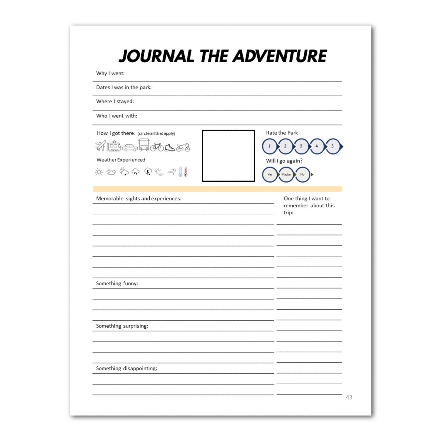 Monuments & Parks Travel Pack