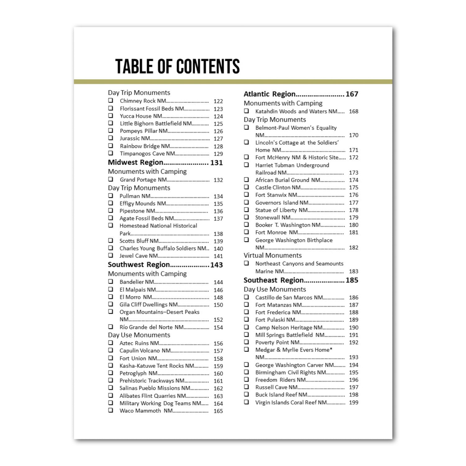 From Presidents to Monuments Travel Pack