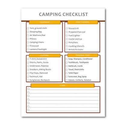 Wisconsin State Parks Bucket Journal - Printable