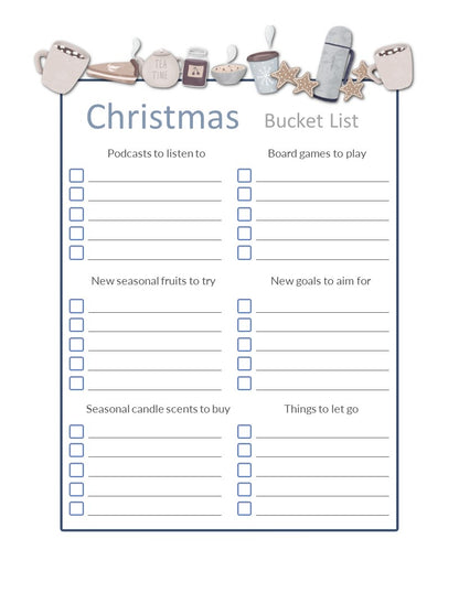 Festive Family Holiday Tracker (Printable)