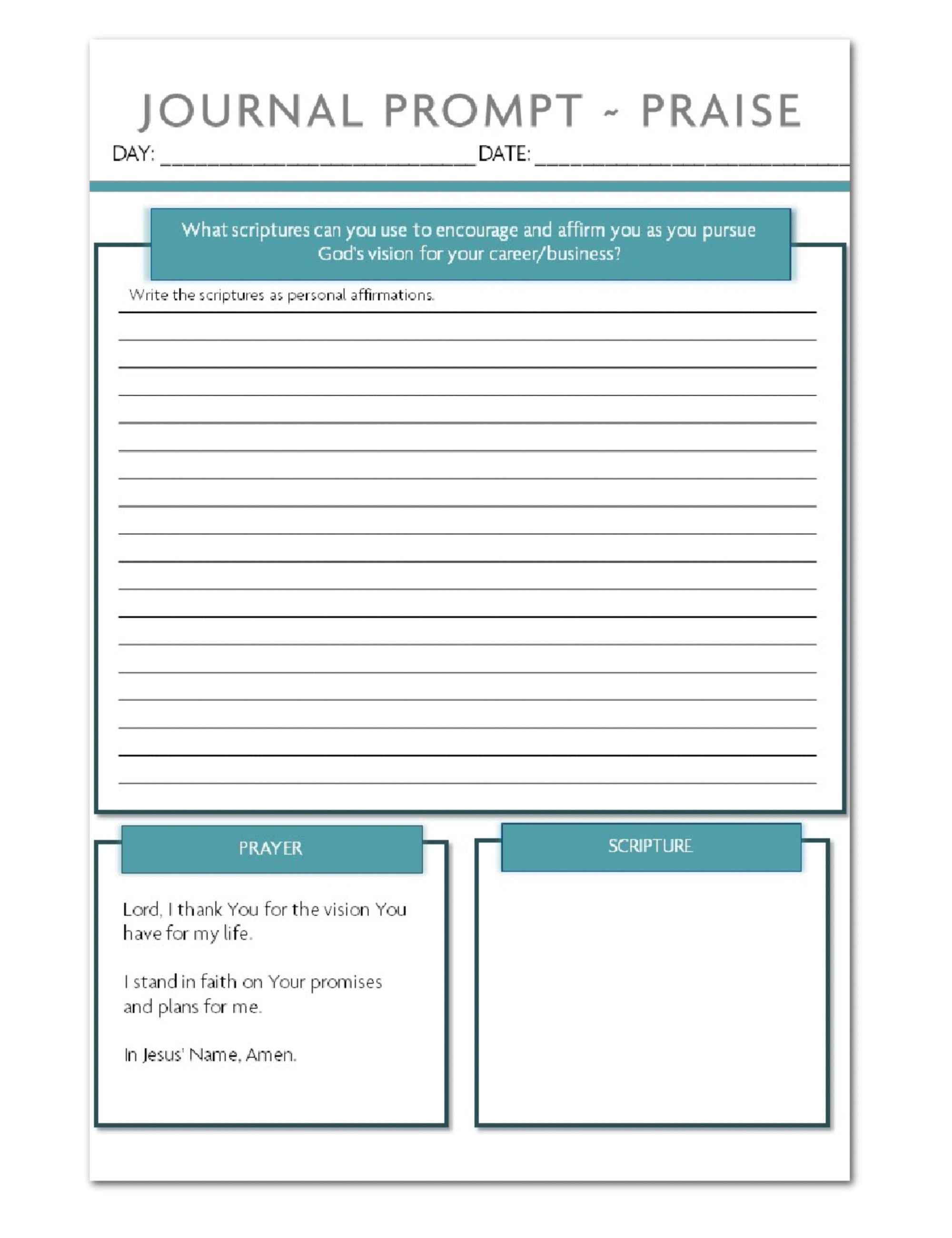 Hopes & Dreams Prayer Journal