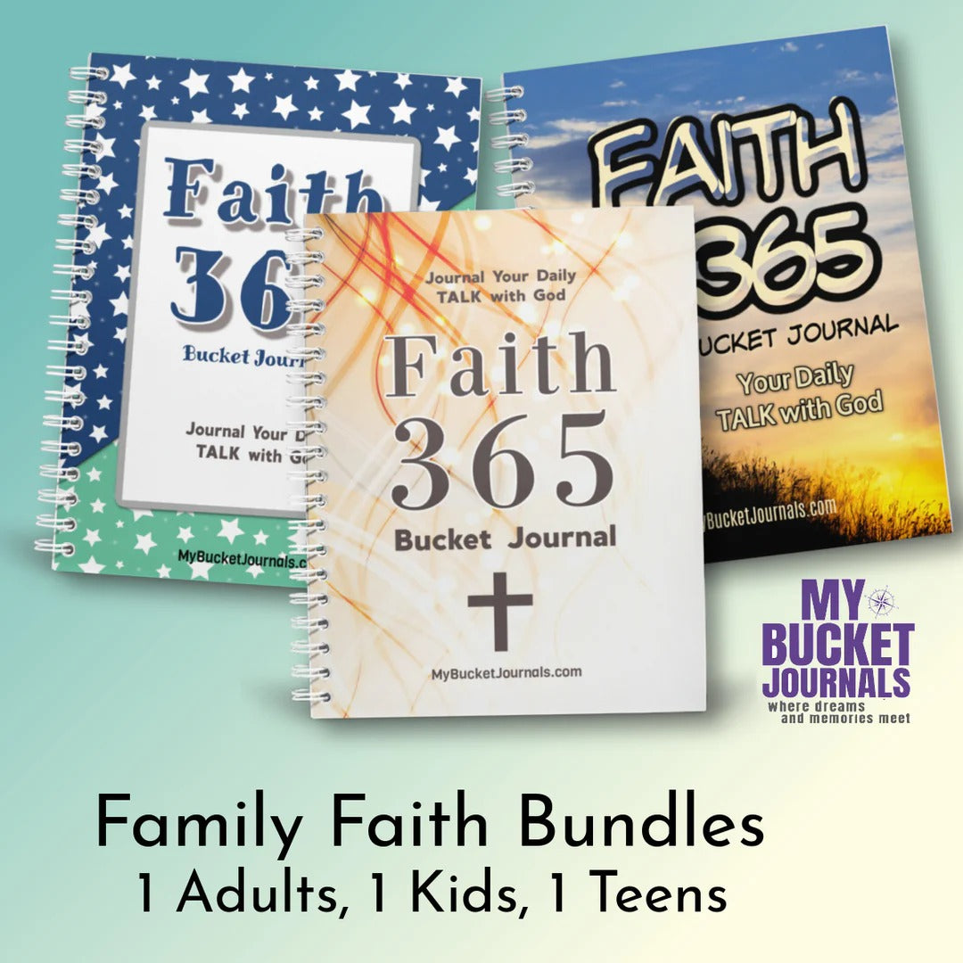 Family Faith Bundles - 1 Adult + 1 Teen + 1 Kid