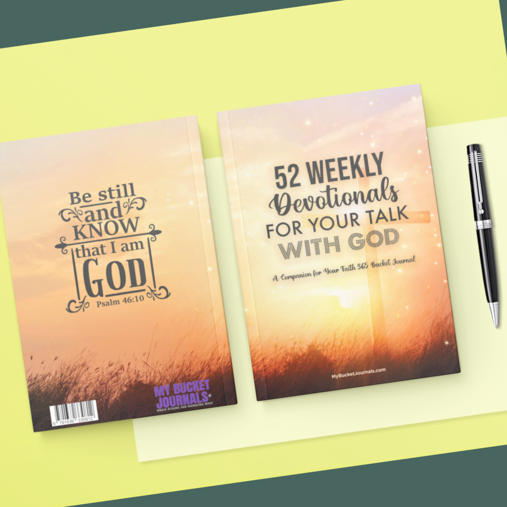 52 Weekly Devotionals Bucket Journal - Choose Your Version