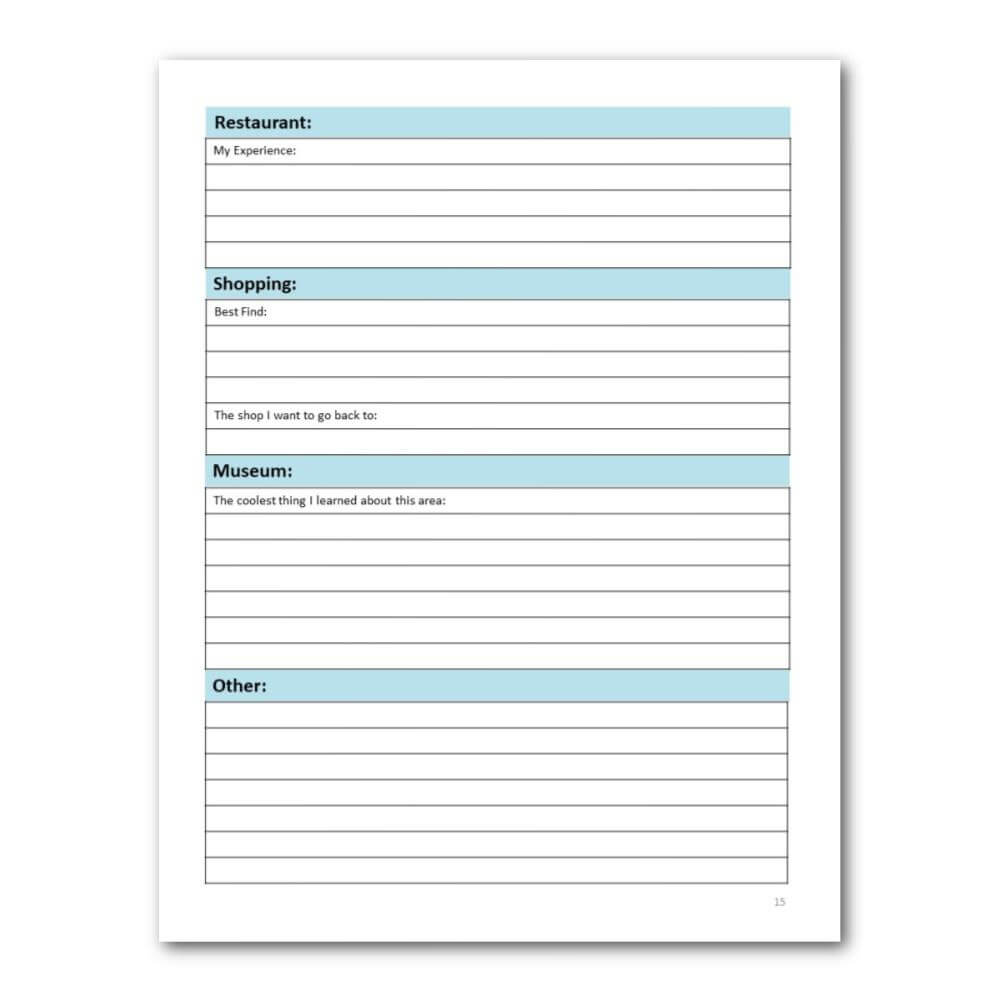 Alabama State Parks Bucket Journal - Printable