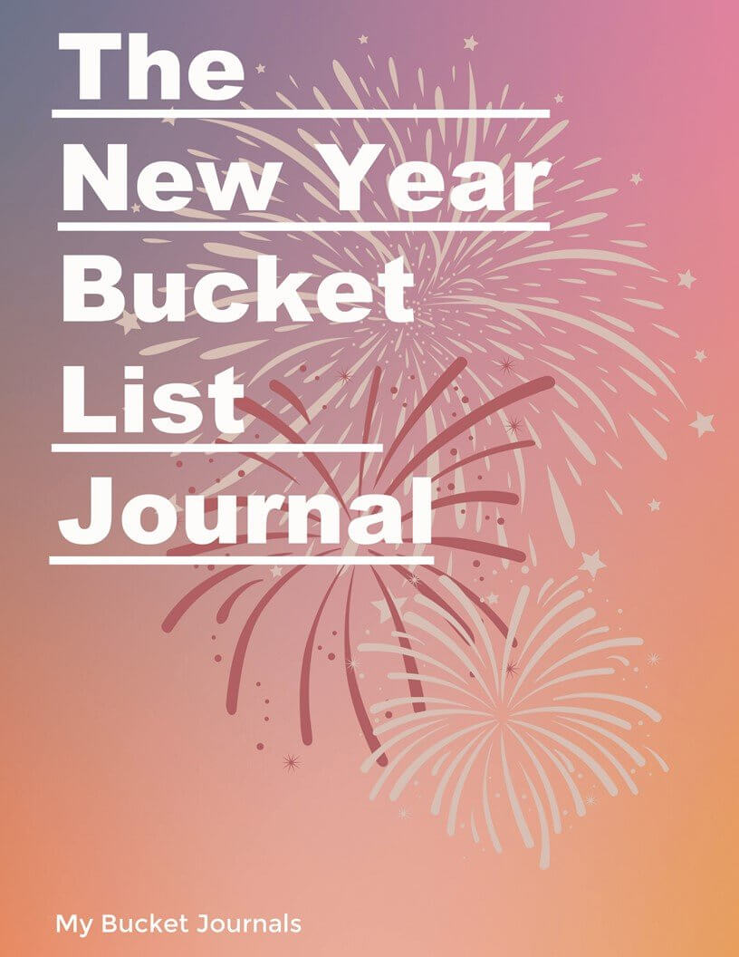 New Year Bucket List Journal - Printable
