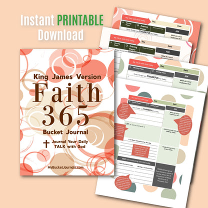 Faith 365 Bucket Journal - King James Version