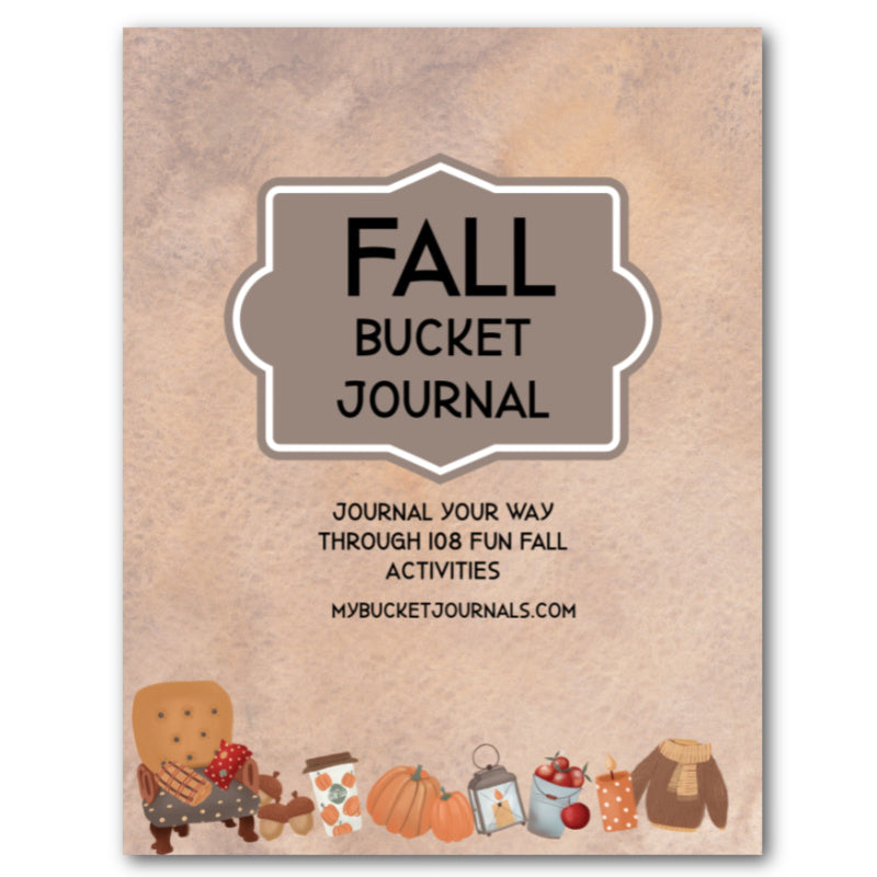 Fall Bucket Journal - Printable