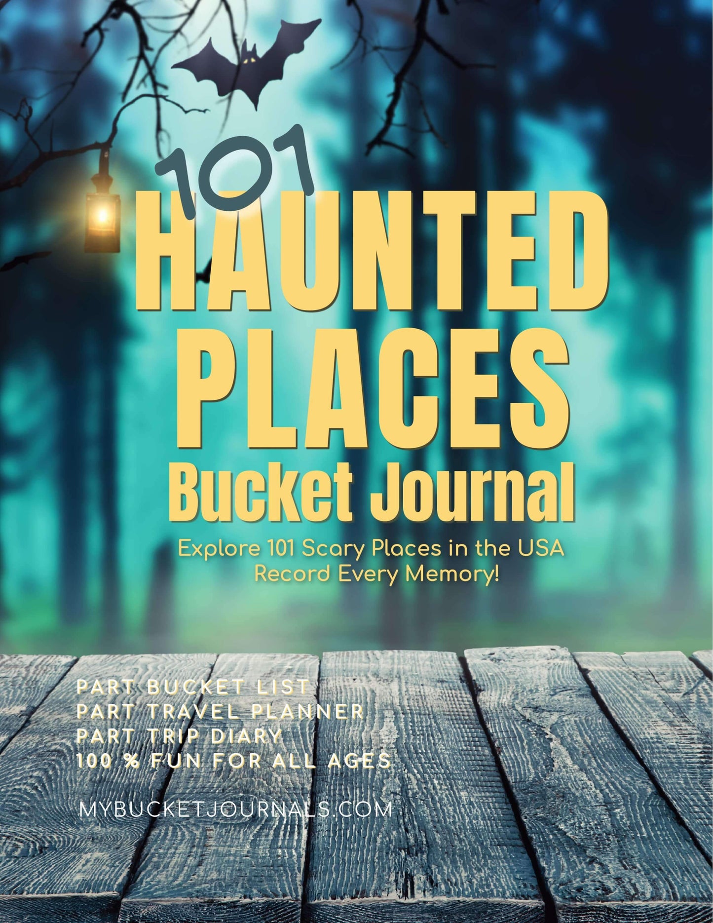 Haunted Places Bucket Journal - Spiral