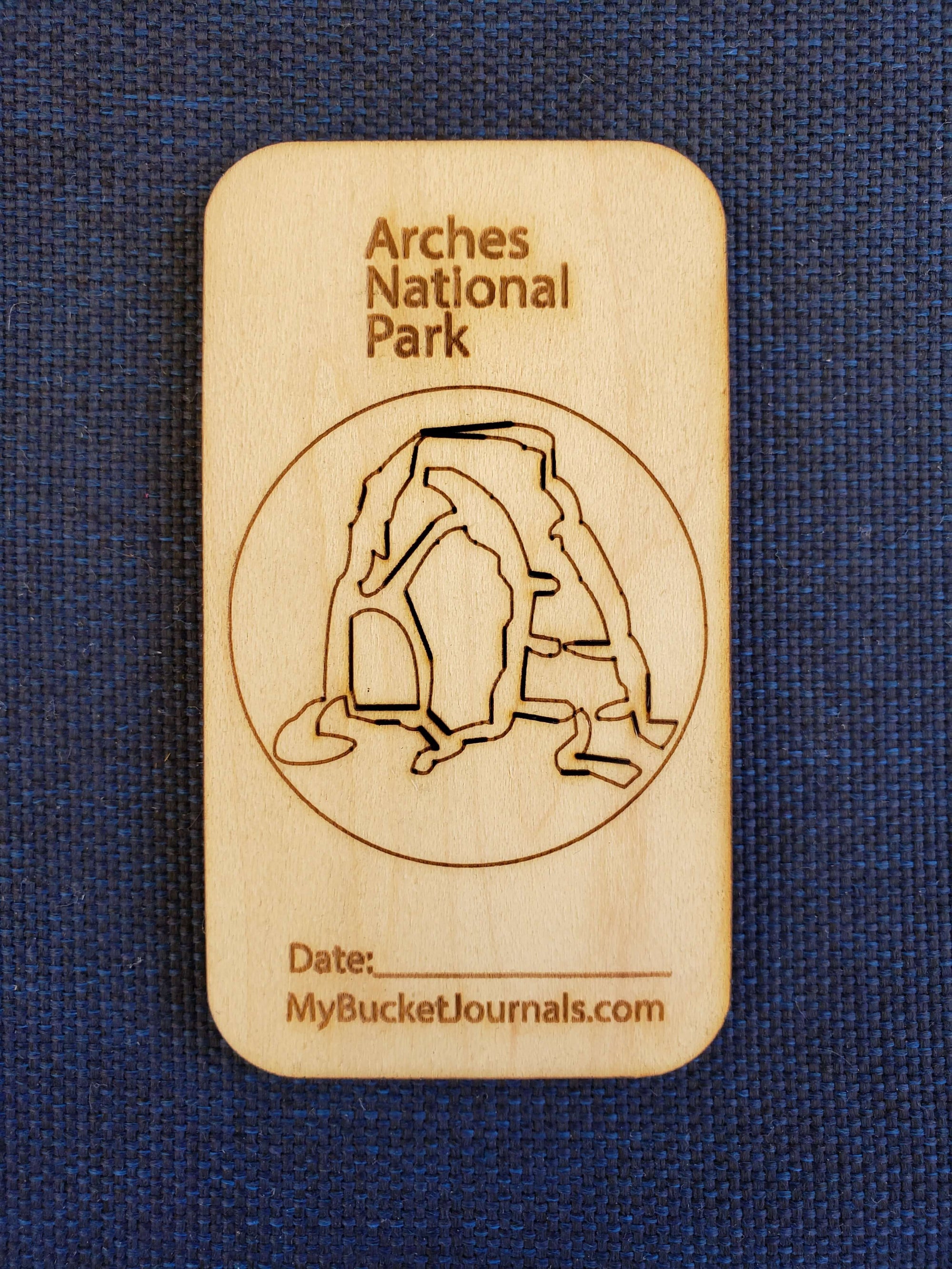 National Park Wood Magnets