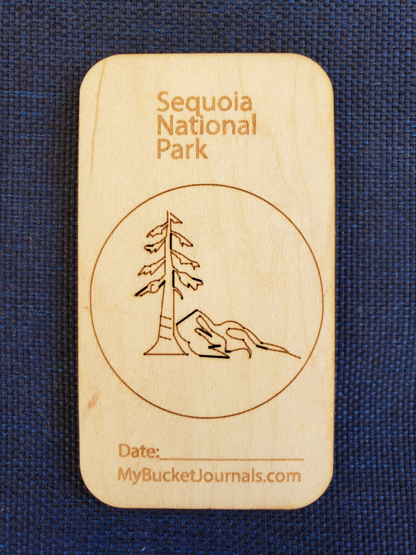 National Park Wood Magnets