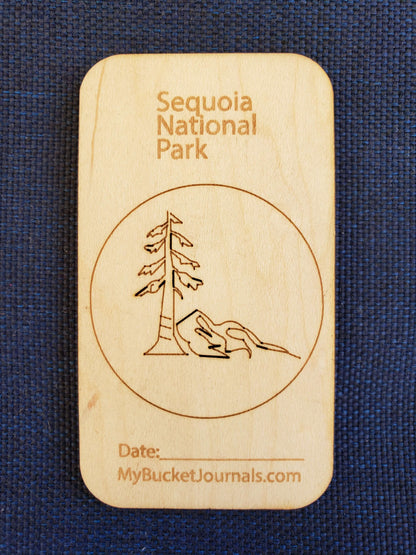 National Park Wood Magnets