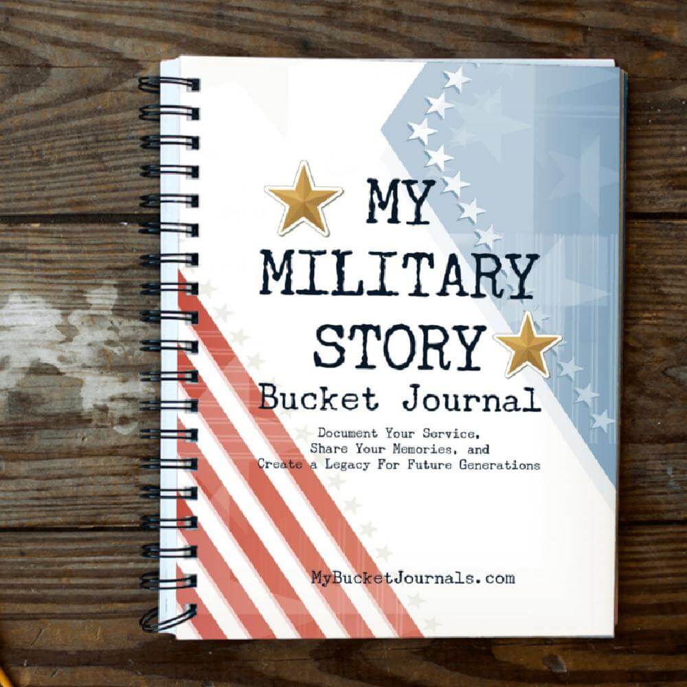 My Military Story Bucket Journal - Spiral