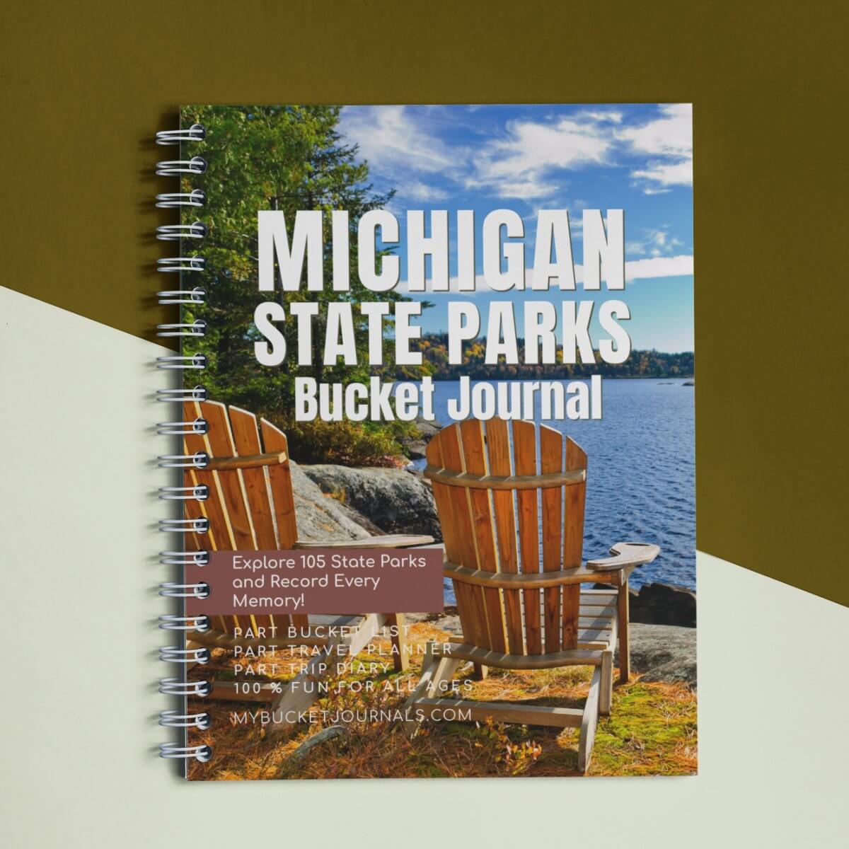 Michigan State Parks Bucket Journal - Spiral