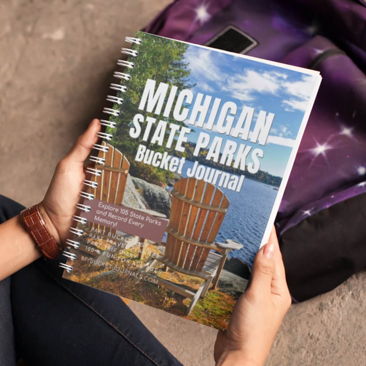 Michigan State Parks Bucket Journal - Spiral