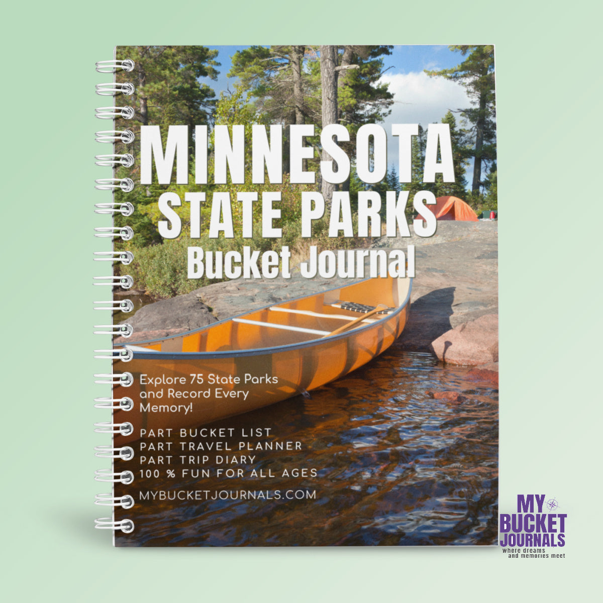 Minnesota State Parks Bucket Journal - Spiral