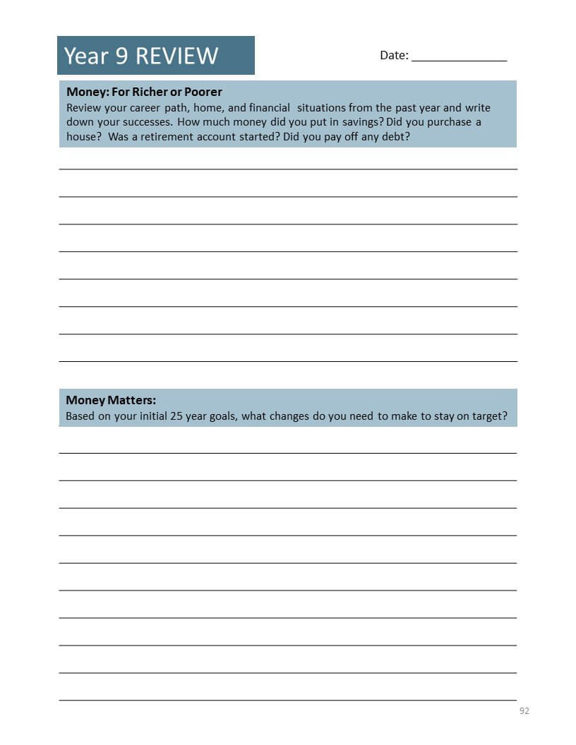 Our Marriage Bucket Journal - Printable