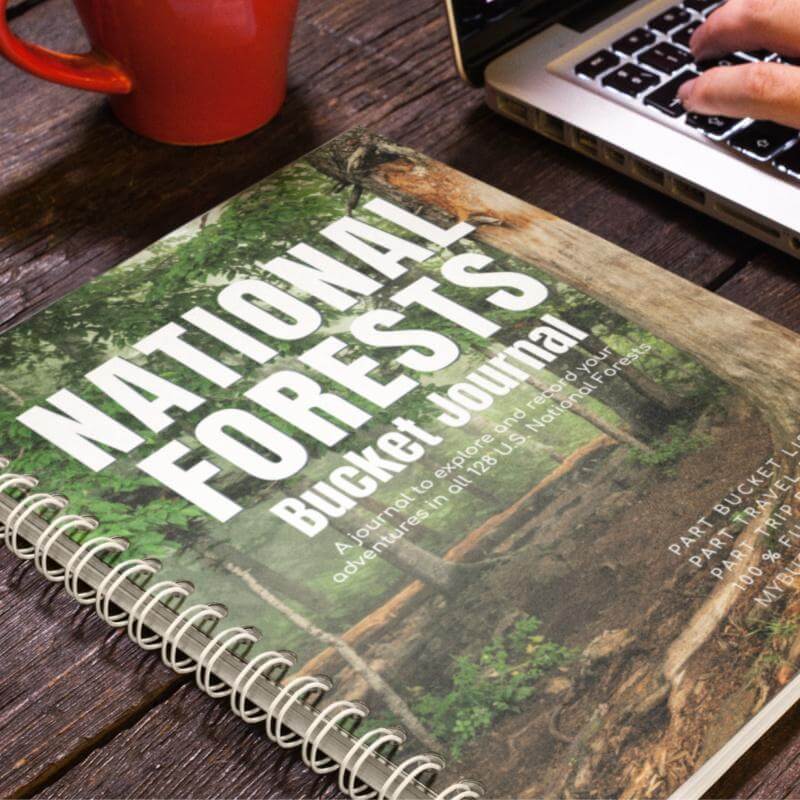 National Forests Bucket Journal - Spiral
