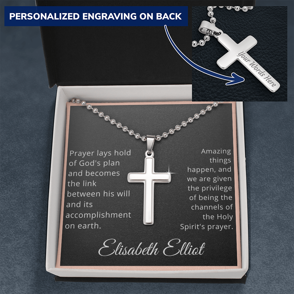Amazing Things Happen Cross Necklace