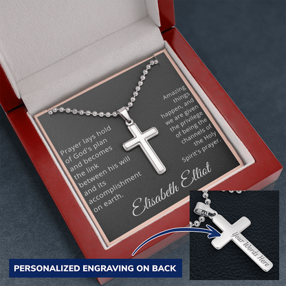 Amazing Things Happen Cross Necklace