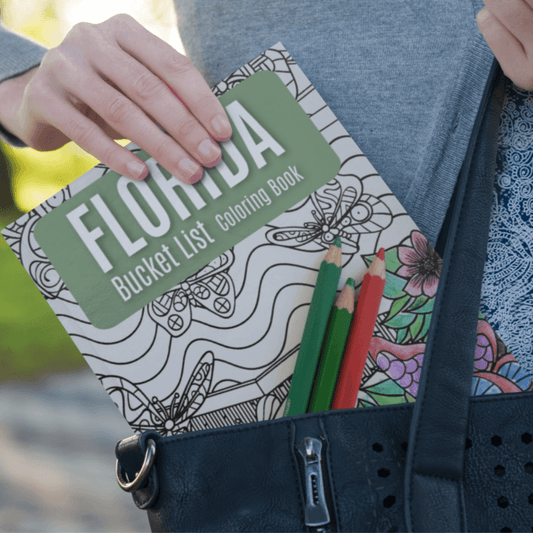 Florida Bucket List Coloring Book - Printable PDF