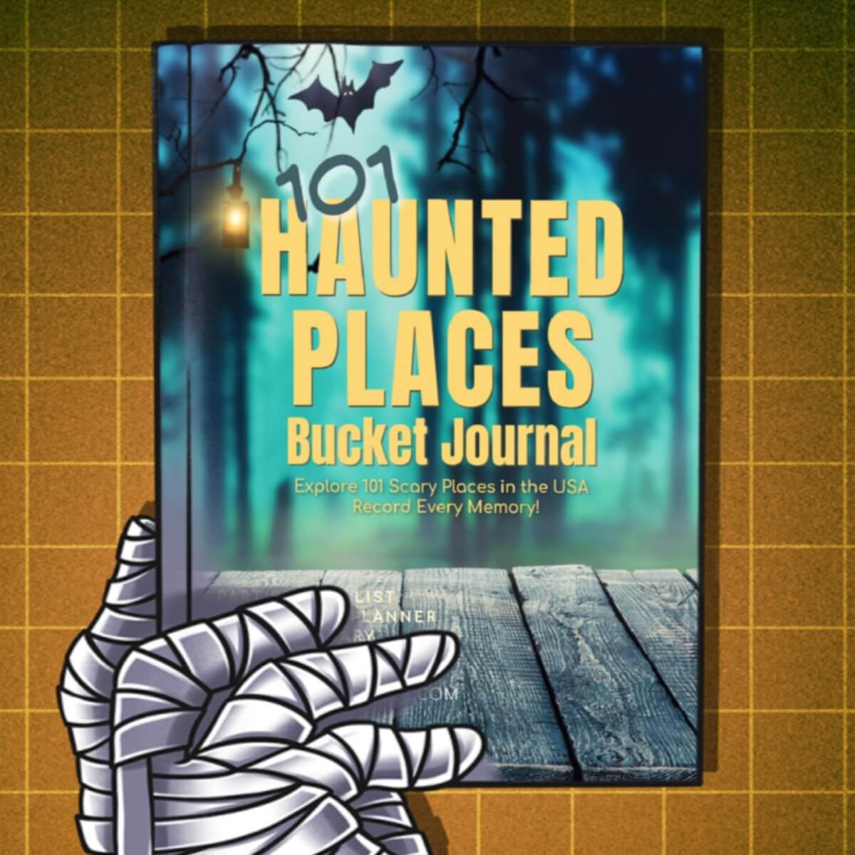 Haunted Places Bucket Journal - Spiral