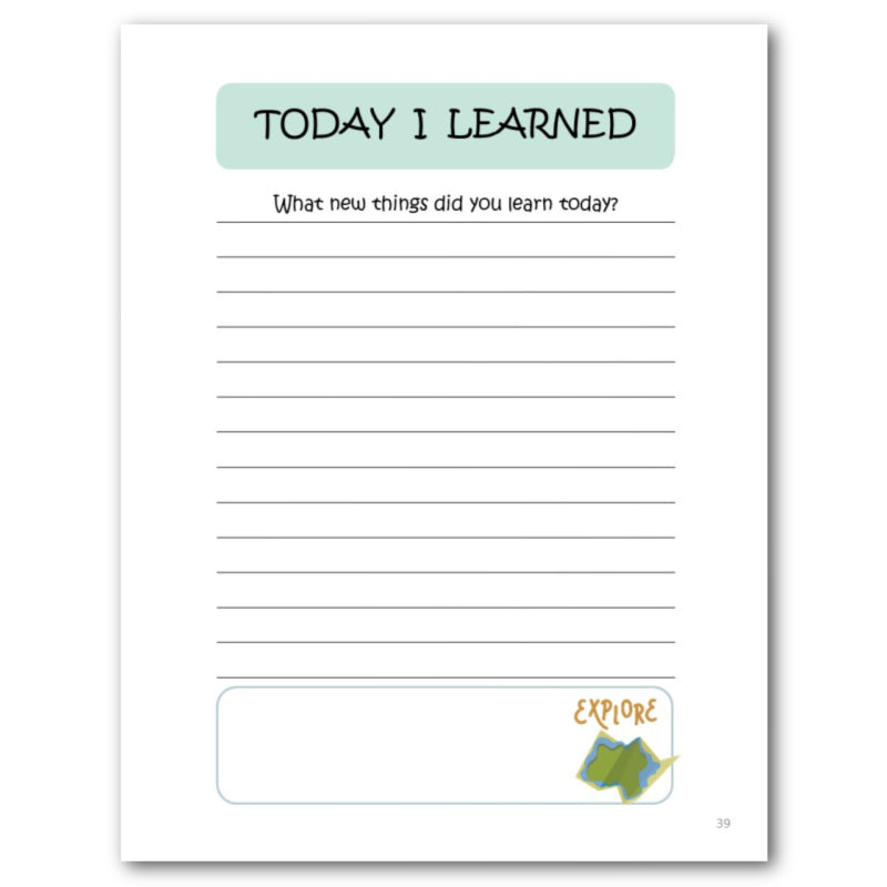 Aquarium Bucket Journal for Kids - Printable