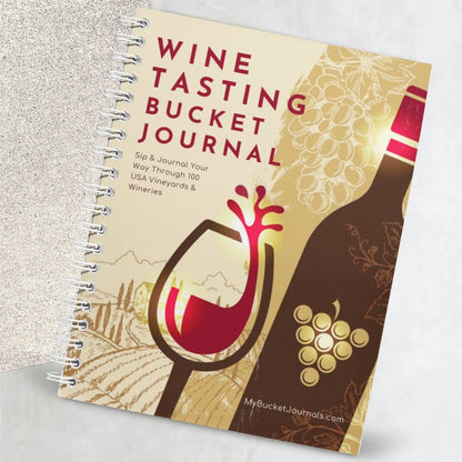 Wine Tasting Bucket Journal - Spiral