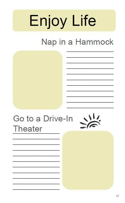 Summer Bucket List Journal - Printable