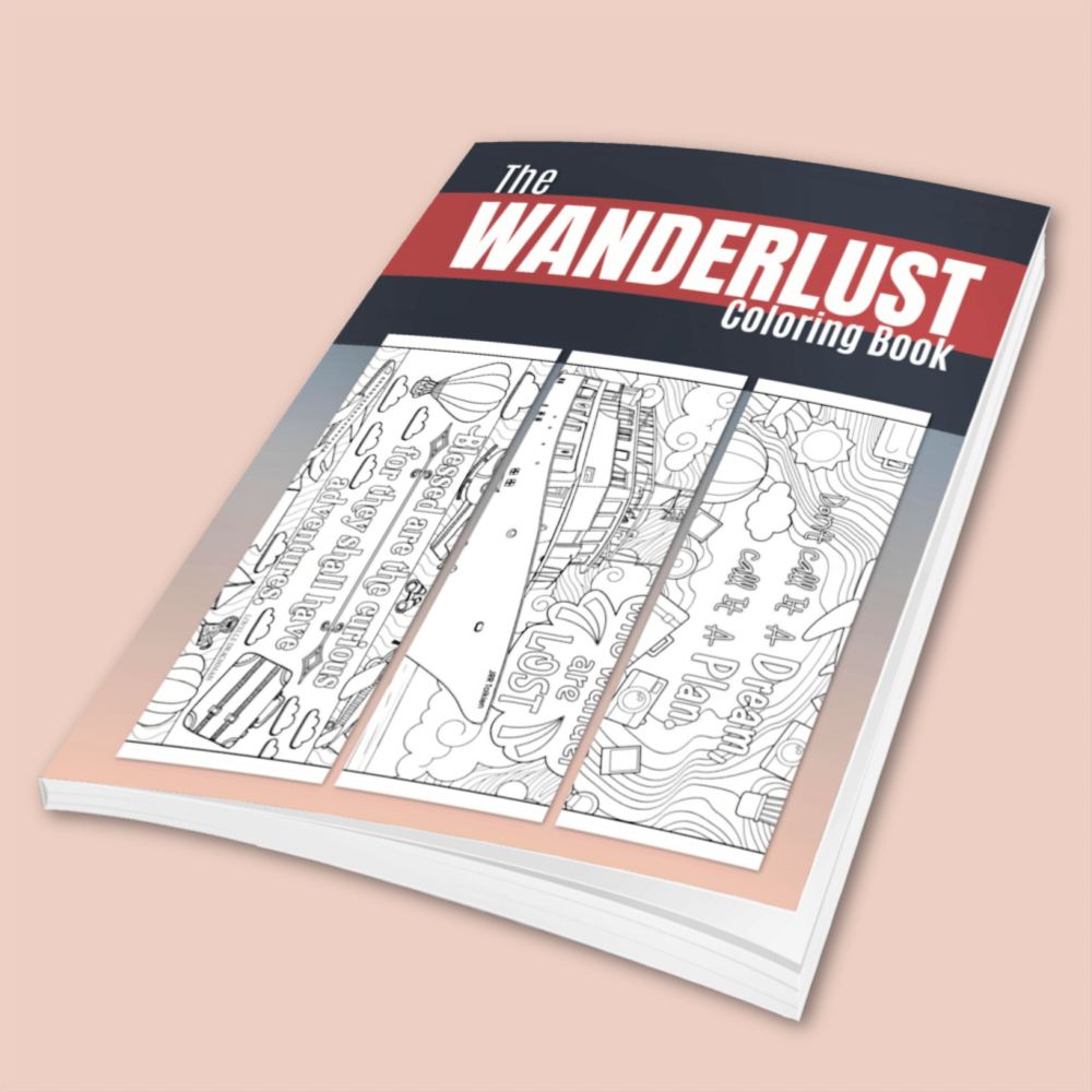 Wanderlust Coloring Book - Printable